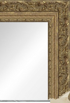 Зеркало «Ребекка» темное золото