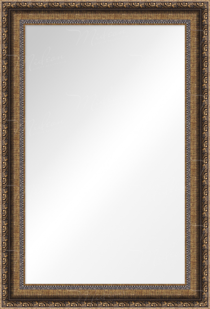 Зеркало «Лопари» состаренное золото — фото 1