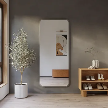 Зеркало в прихожую «Глория-XL» (Pearl-XL) с интерьерной подсветкой