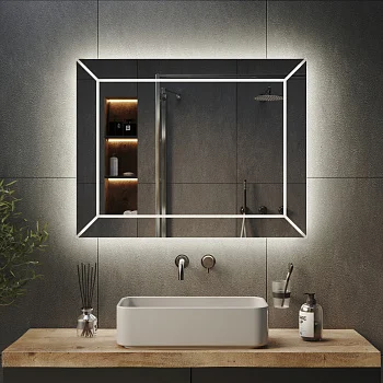 Зеркало «Diamond»  с интерьерной подсветкой